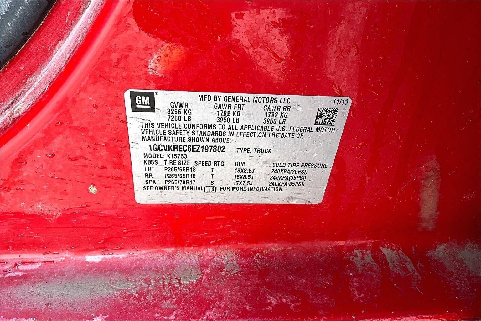 2014 Chevrolet Silverado 1500 LT