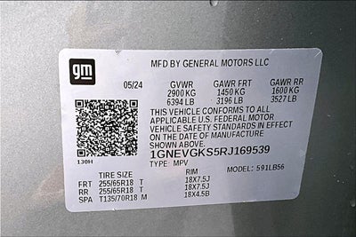 2024 Chevrolet Traverse LT