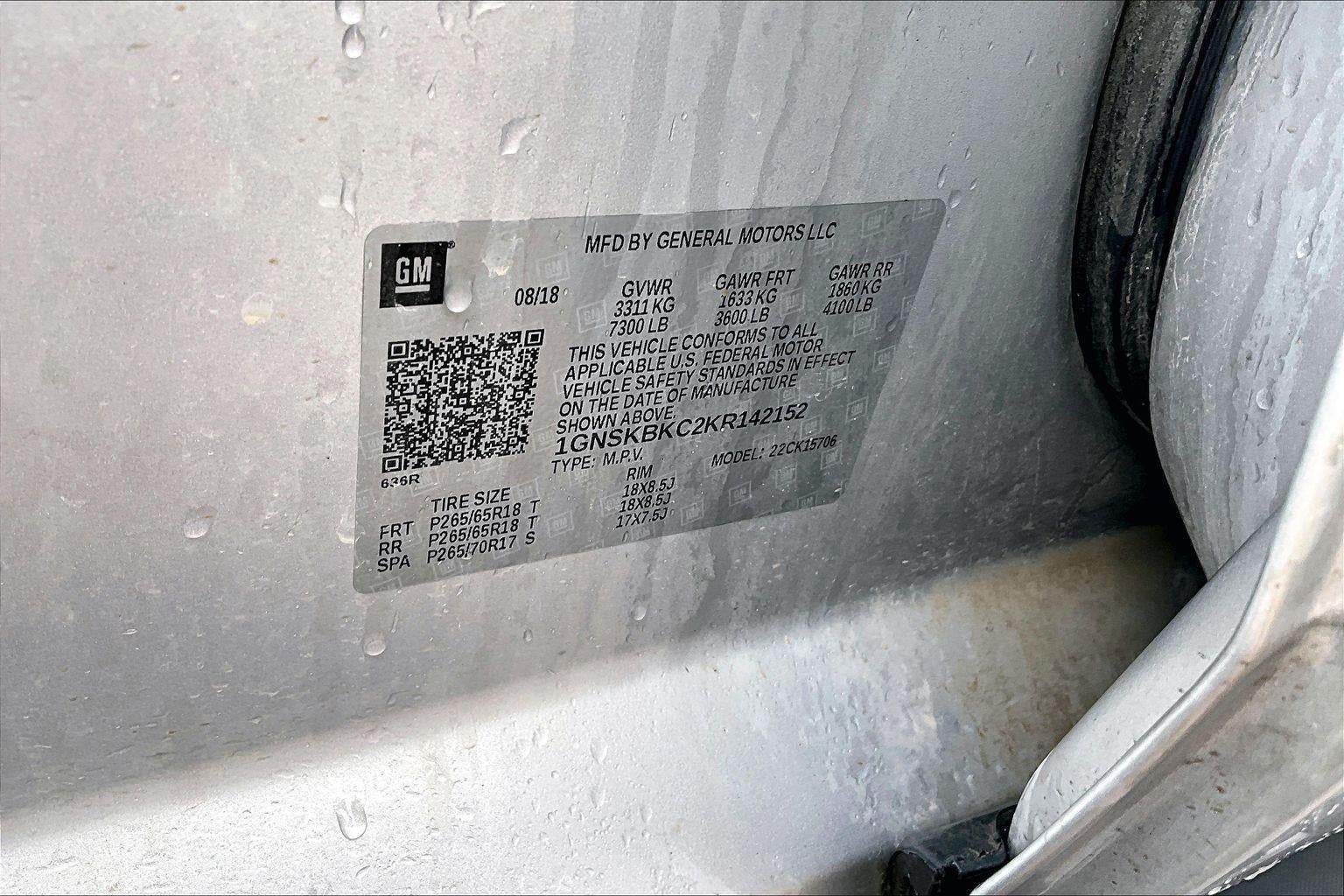 2019 Chevrolet Tahoe LT