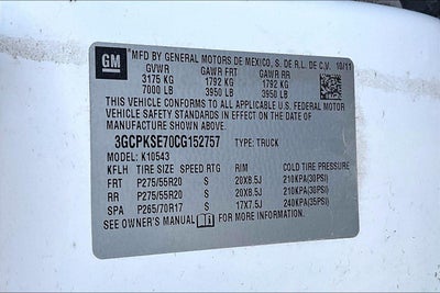 2012 Chevrolet Silverado 1500 LT