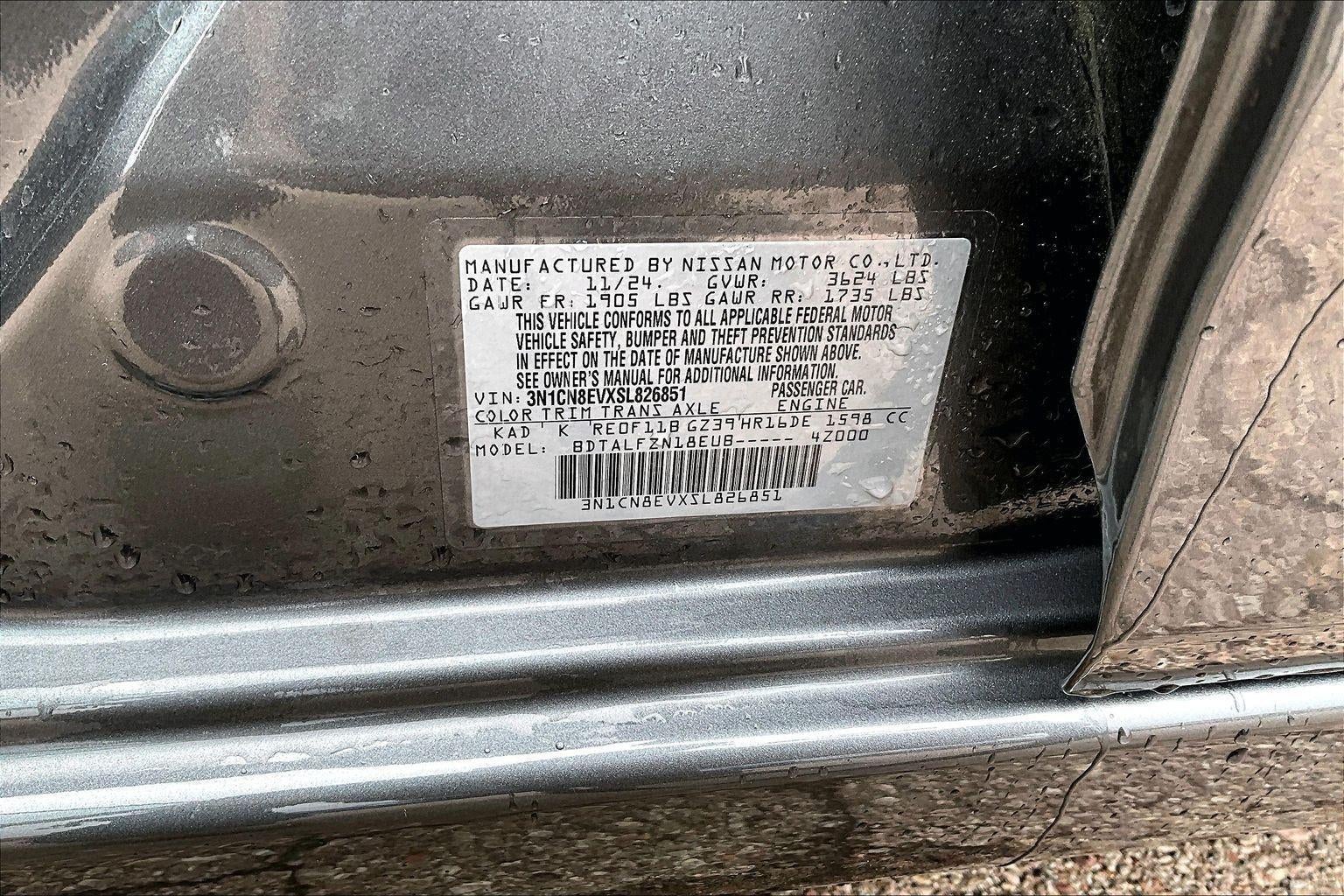 2025 Nissan Versa SV