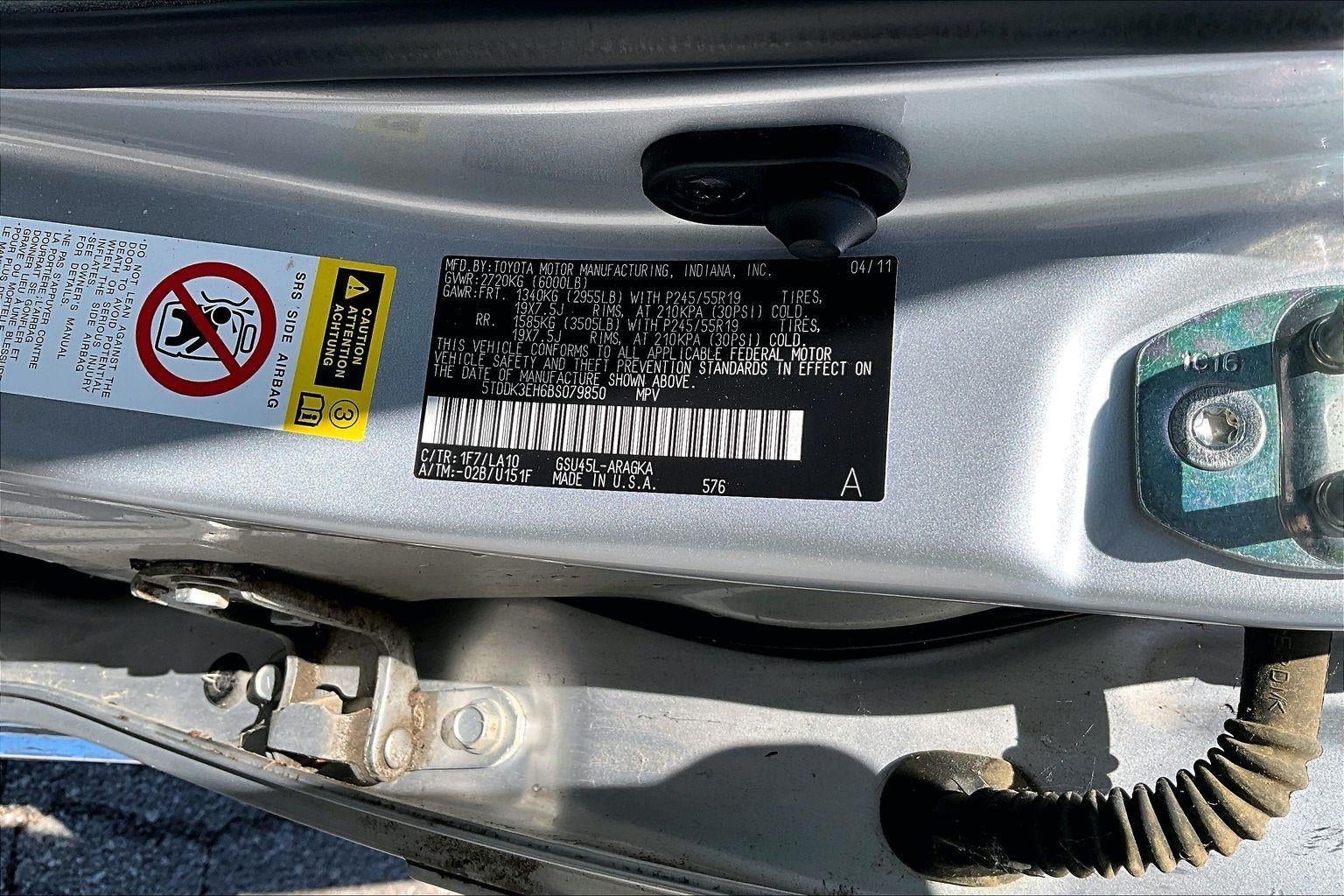 2011 Toyota Highlander Limited