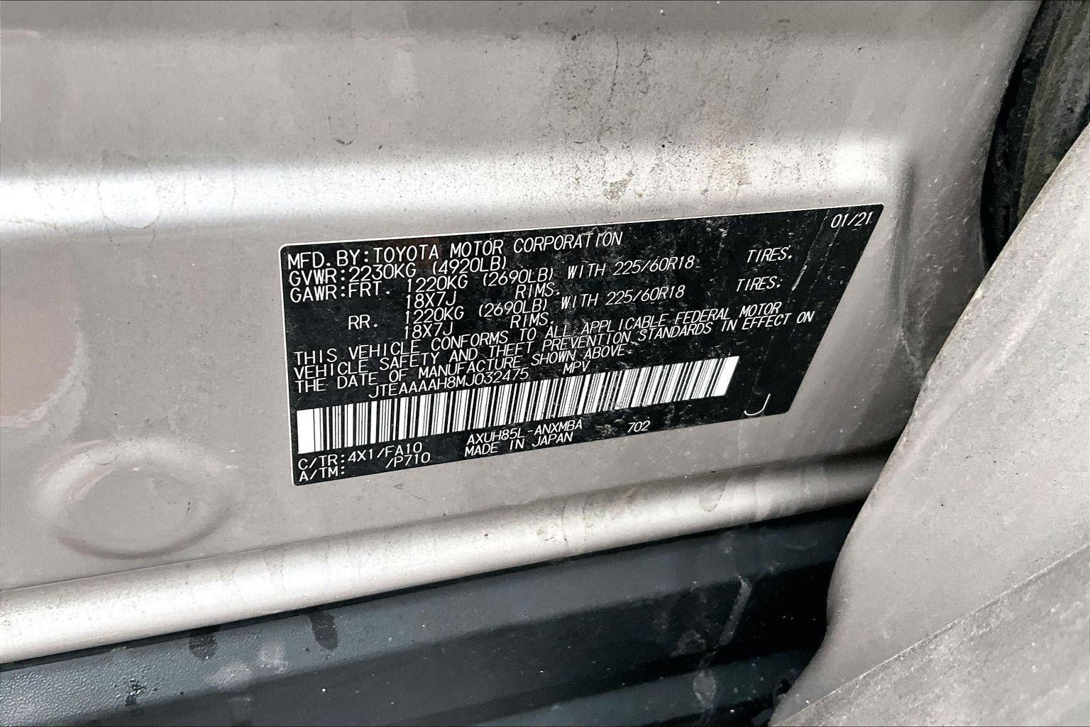 2021 Toyota Venza LE