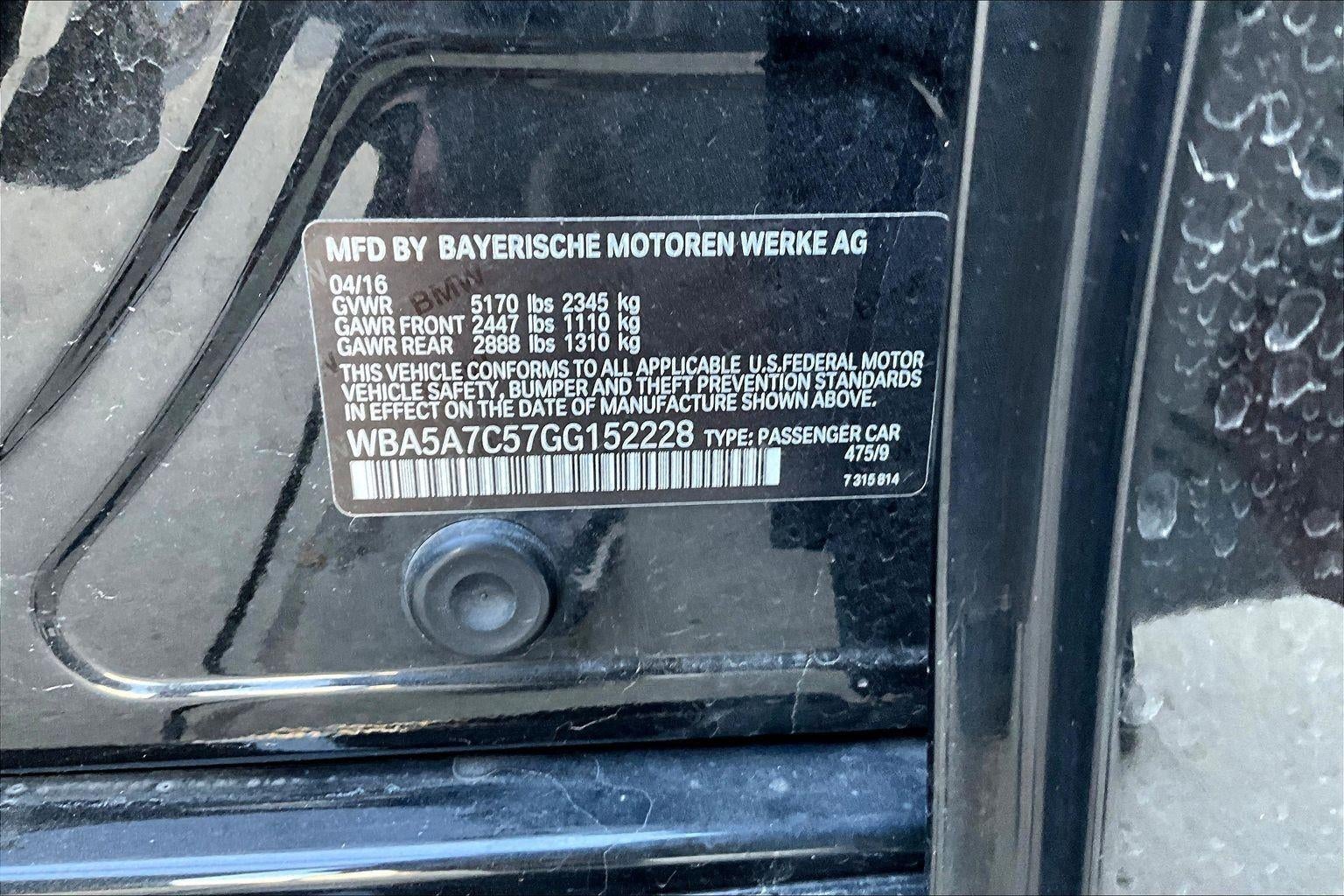 2016 BMW 5 Series 528i xDrive