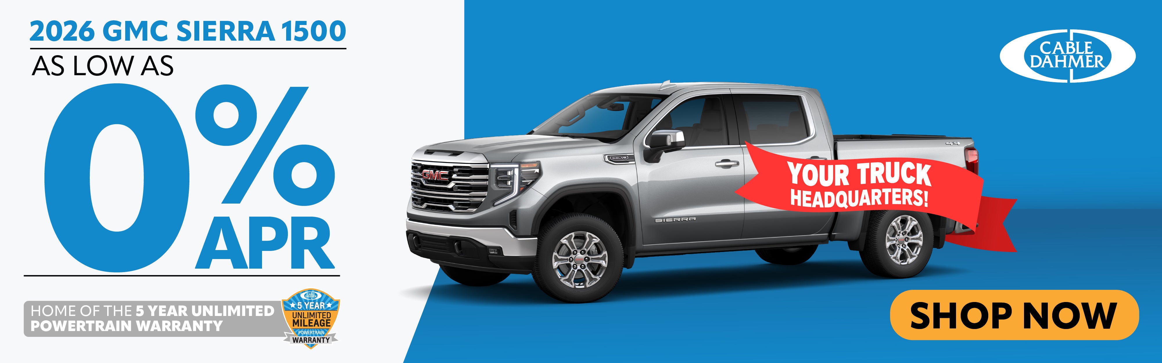 2026 GMC Sierra 1500 As low as 0% APR 